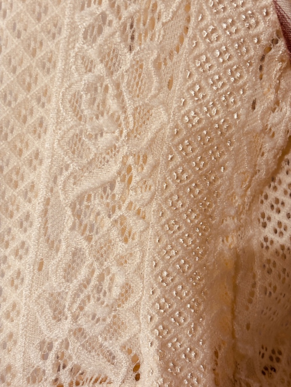 Gimmicks BKE Cream Brown Crochet Lace Boho Lightweight Western Rodeo Festival - Picture 10 of 16